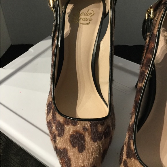 Women’s leopard print faux fur size 7.5 - Picture 4 of 5